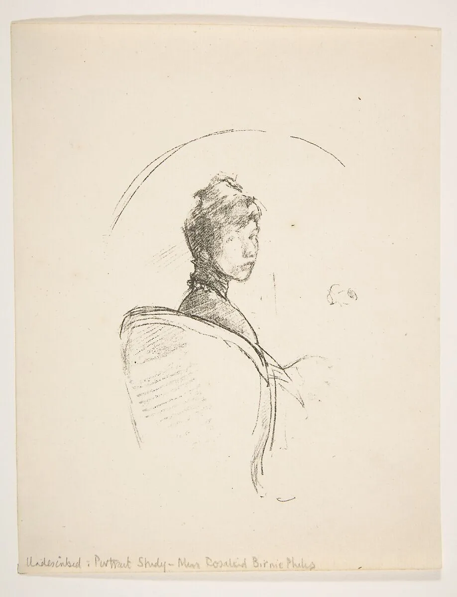 Portrait Study: Miss Rosalind Birnie Philip — James McNeill Whistler