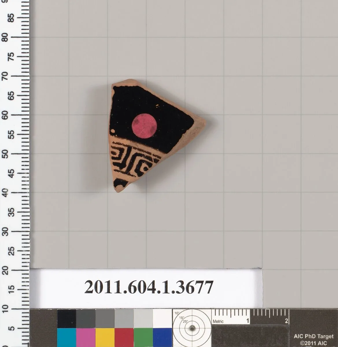Terracotta fragment of a kylix (drinking cup) — Unknown