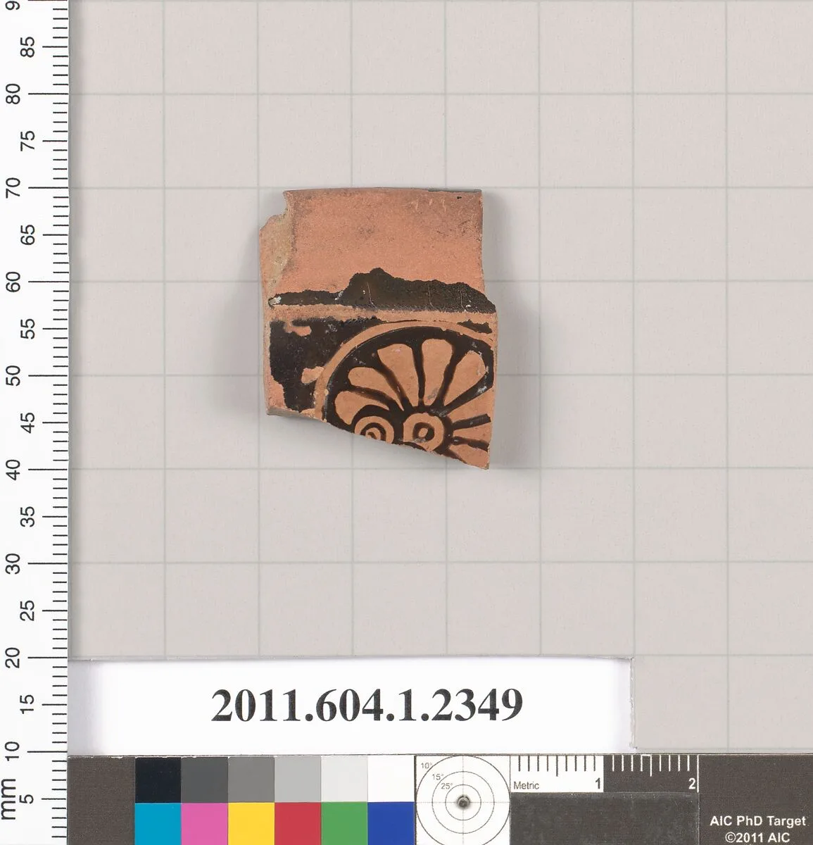 Terracotta rim fragment of a kylix (drinking cup) — Unknown