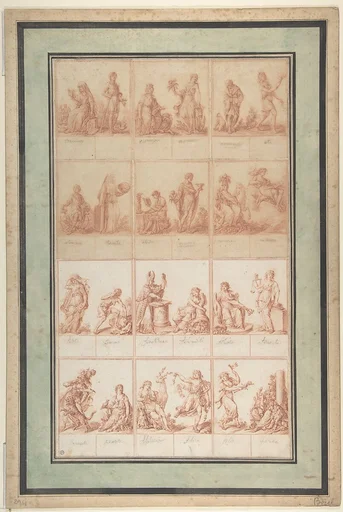 Illustrations for an Allegorical Pattern Book