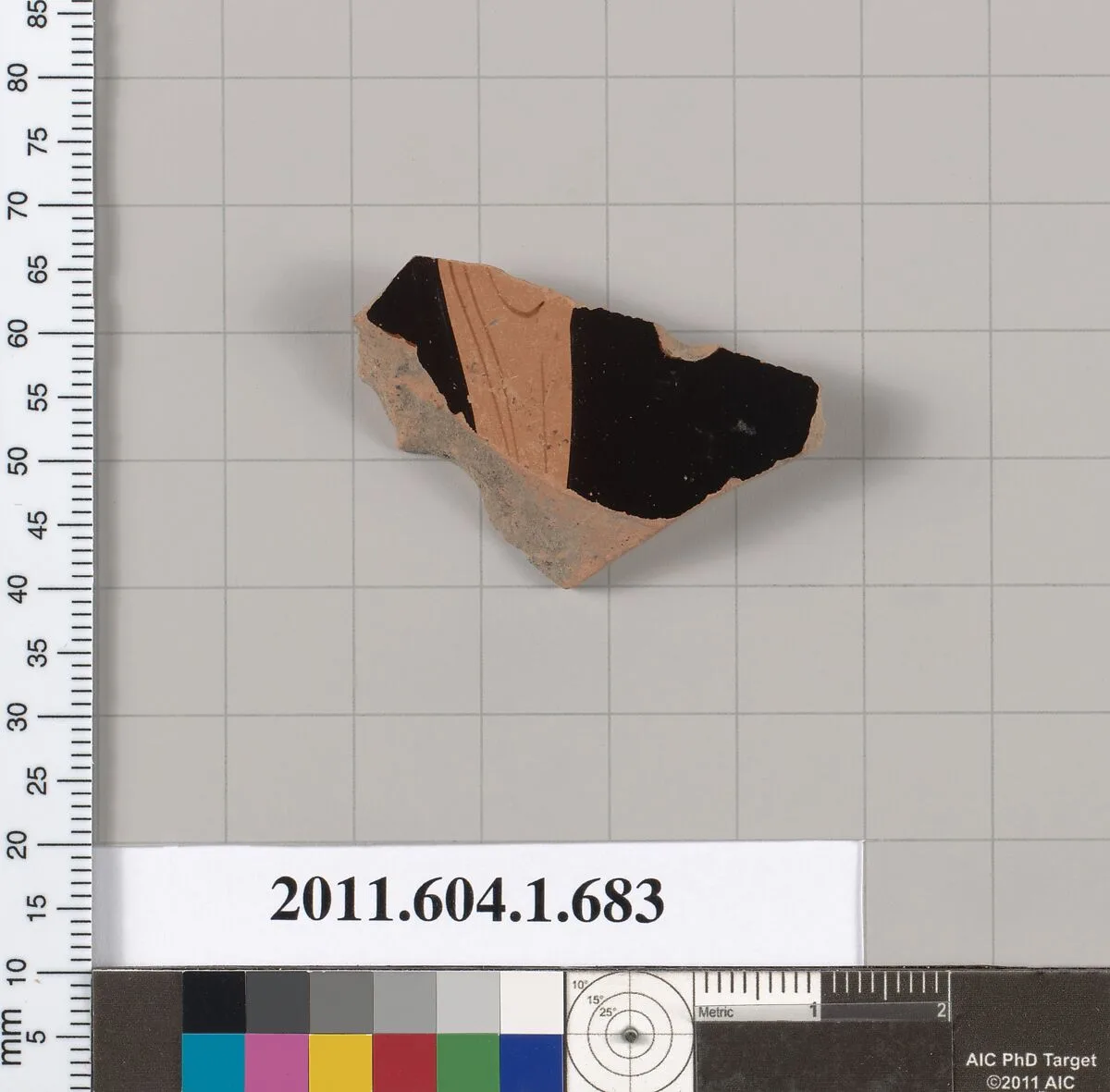 Terracotta fragment of a kylix (drinking cup) — Unknown