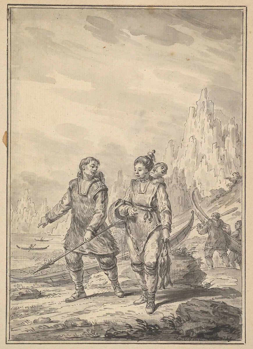 Inuit Manner of Dress — Jean-Baptiste Le Prince