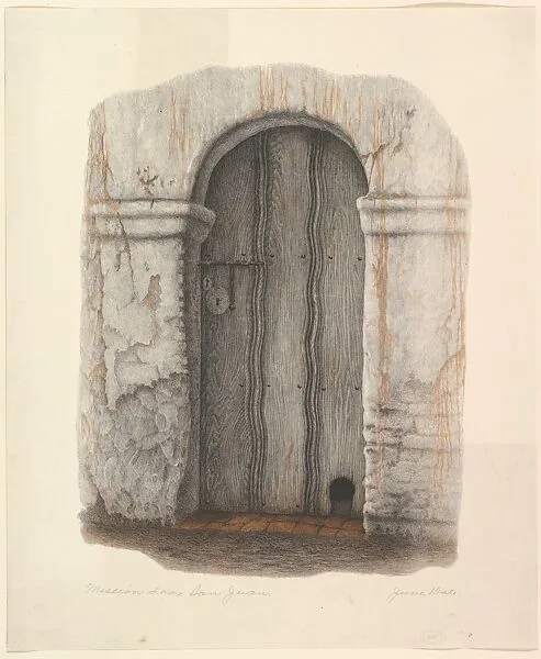 Mission door San Juan — June Dale|WPA
