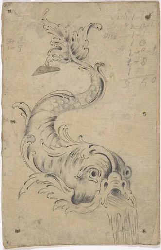 Dolphin Fountain Element