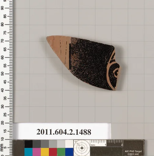 Terracotta fragment of a skyphos (deep drinking cup)