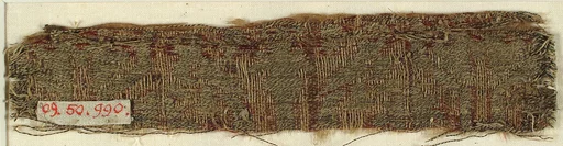 Textile with Confronted Parrots and Conventional Foliage