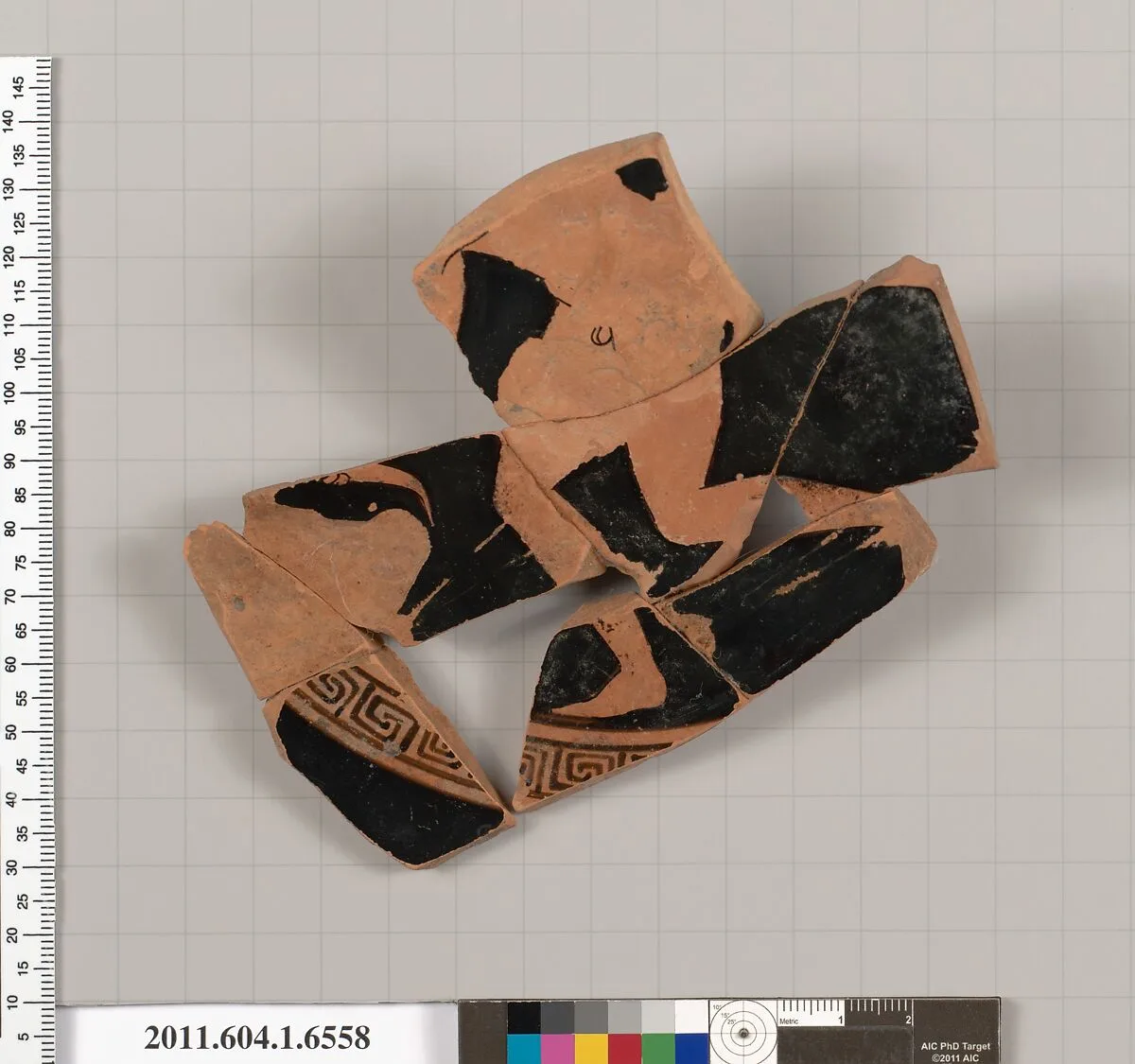 Terracotta fragment of a kylix (drinking cup) — Unknown