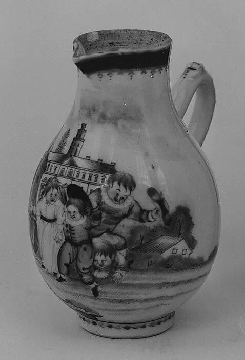Hot milk jug (part of a miniature service) — Thomas Stothard