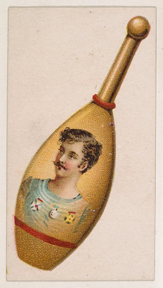 Indian club, from the Novelties series (N228, Type 5) issued by Kinney Bros. — Kinney Brothers Tobacco Company