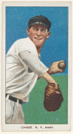 Chase, New York, American League, from the White Border series (T206) for the American Tobacco Company