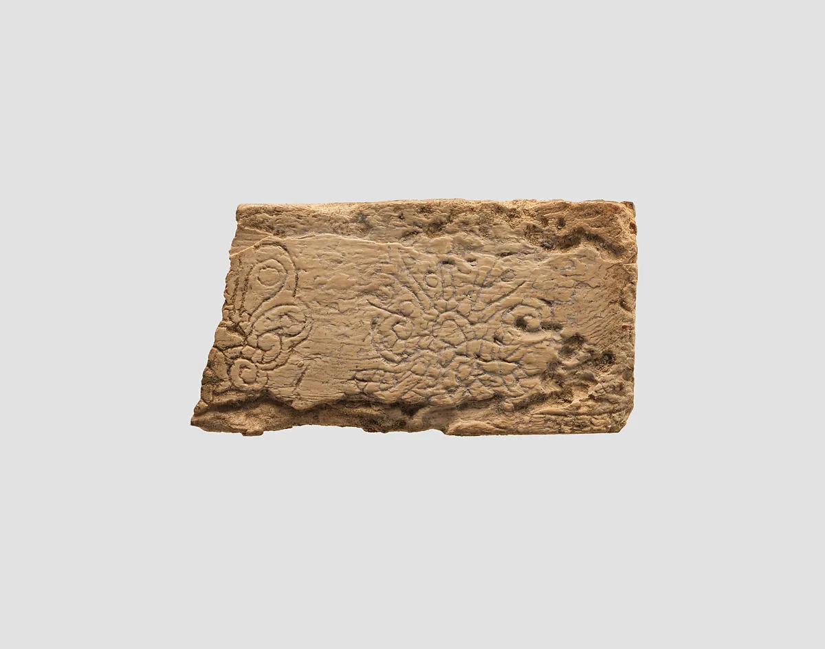 Plaque fragment — Unknown