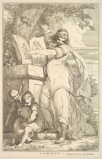 Comedy, from "Fifteen Etchings Dedicated to Sir Joshua Reynolds"