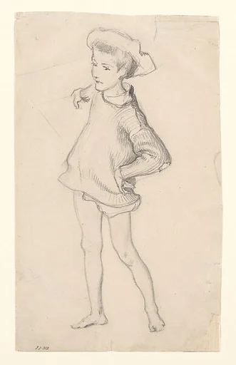 Child, Study for "Oyster Gatherers of Cancale"