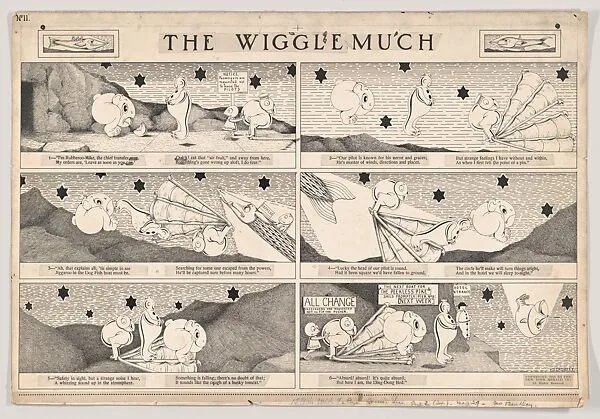 Dummy for "The Wigglemuch" Comic Strip, Number 11 (published by The New York Herald, May 29, 1910) — Herbert E. Crowley