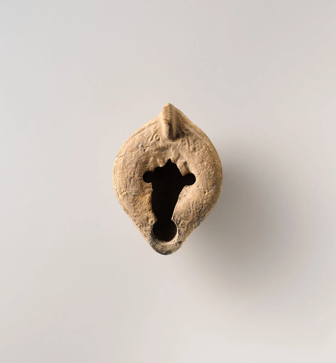 Terracotta oil lamp — Unknown