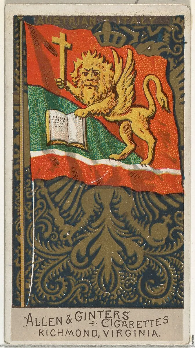Austrian Italy, from Flags of All Nations, Series 2 (N10) for Allen & Ginter Cigarettes Brands — Allen & Ginter