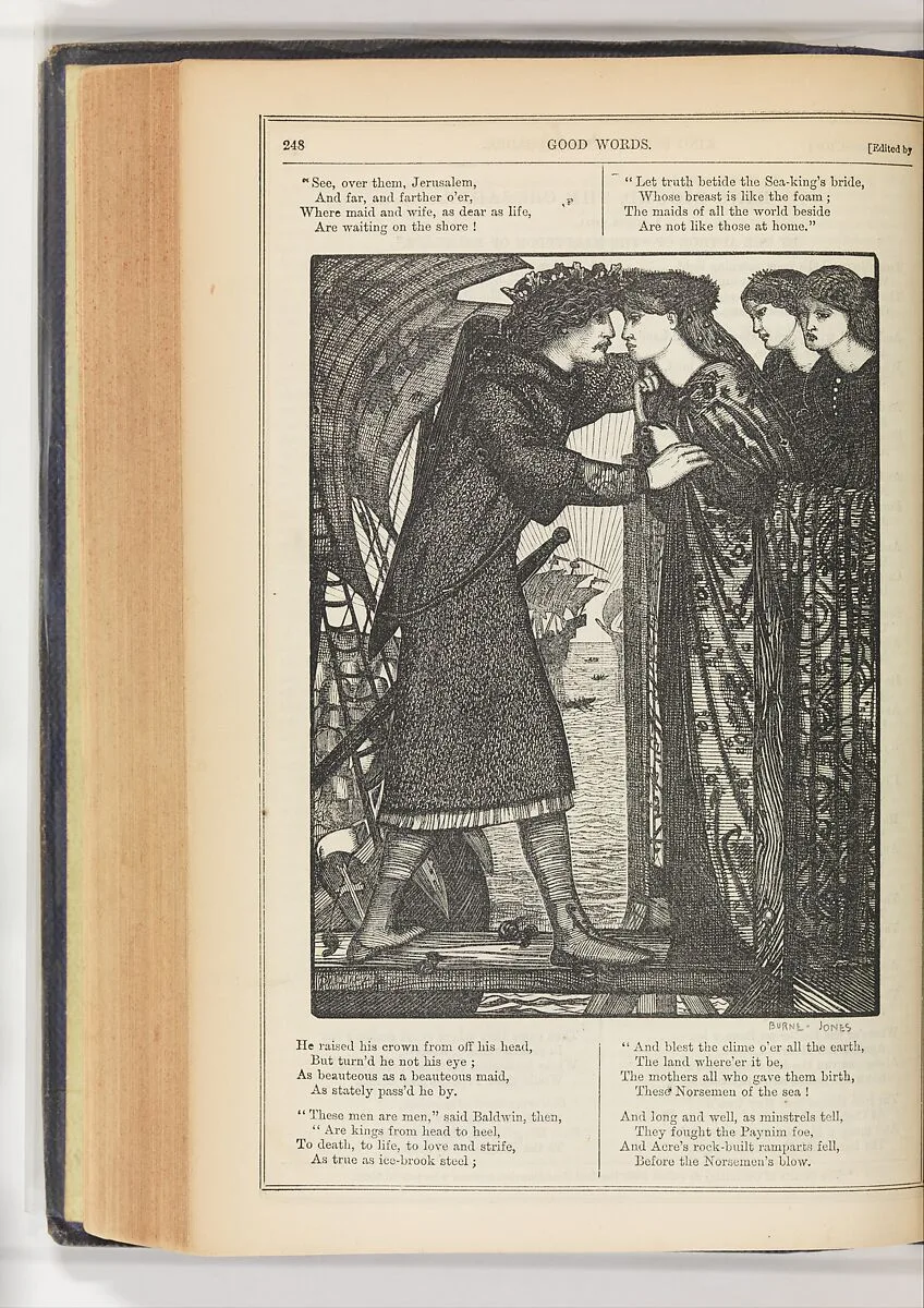 Good Words for 1862 — Norman Macleod|Sir John Everett Millais|William Holman Hunt|Sir John Tenniel|Charles Samuel Keene|Frederick Walker|John Dawson Watson|Alexander Strahan & Co.|Dalziel Brothers|Thomas Morten|Frederick Augustus Sandys|Bradbury & Evans|Henry Stormonth Leifchild|John MacWhirter|Thomas Alexander Ferguson Graham|William Paton Burton|Arthur Boyd Houghton|Henry Hugh Armstead|James McNeill Whistler|Simeon Solomon|Matthew James Lawless|George Henry Andrews|Frank Stone|John Pettie|Sir Edward Burne-Jones|Charles Piazzi Smyth