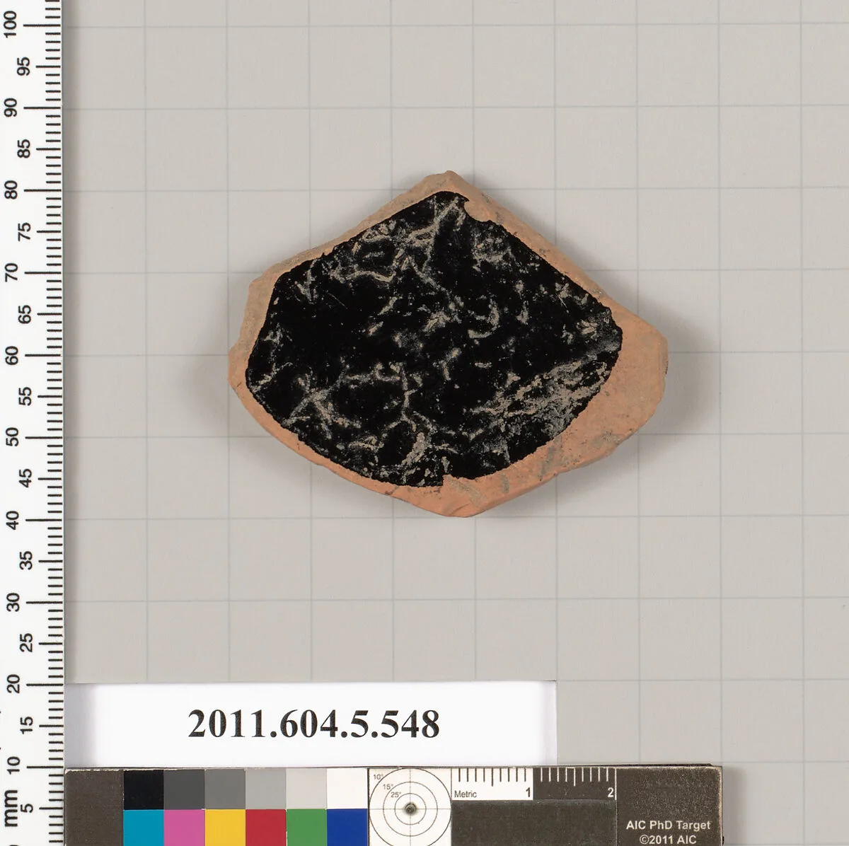 Terracotta fragment of a kylix (drinking cup) — Unknown
