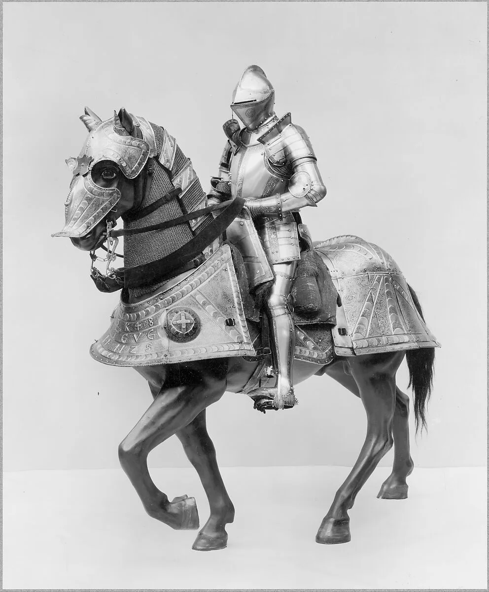 Horse Armor Made for Johann Ernst, Duke of Saxony-Coburg (1521–1553) — Kunz Lochner