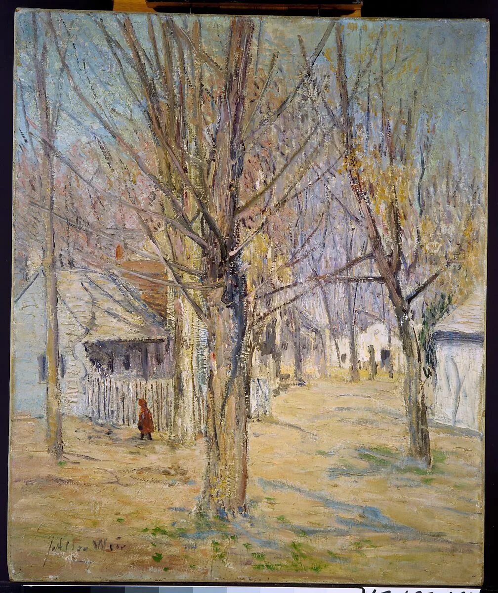 Connecticut Village (Going to School) — Julian Alden Weir