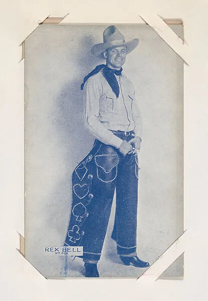 Rex Bell from Western Stars or Scenes Exhibit Cards series (W412) — Unknown