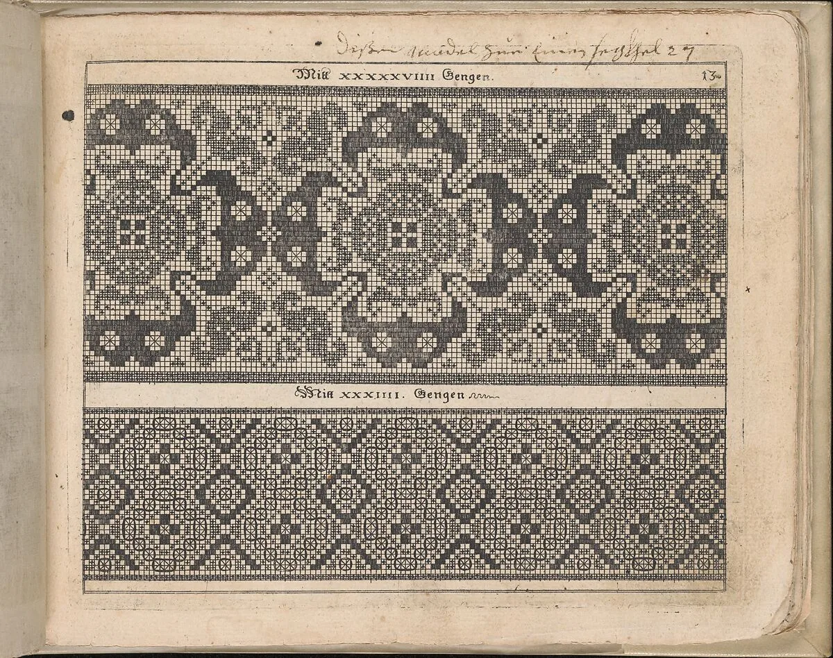 Schön Neues Modelbuch (Page 18 recto) — Johann Sibmacher|Balthasar Caymox