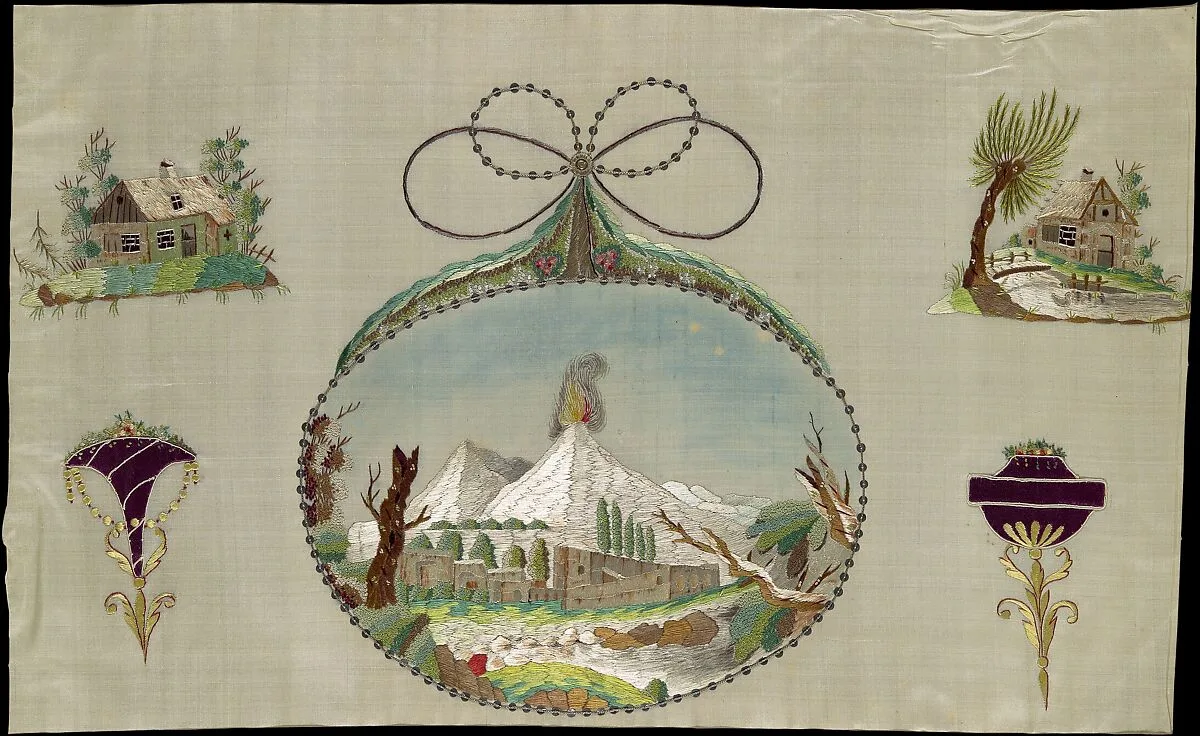 Zeichen-Mahler und Stickerbuch zur Selbstbelehrung für Damen, Zweiter Theil — Johann Friedrich Netto|Voss und compagnie