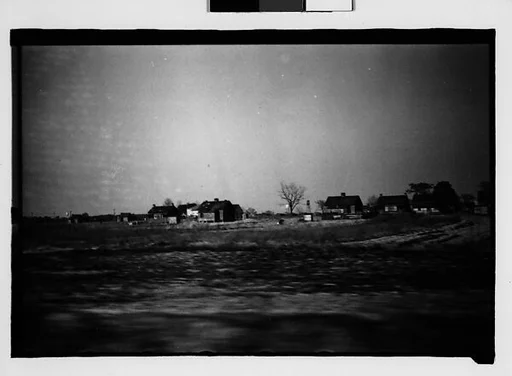 [Wooden Houses, From Moving Automobile, Savannah Vicinity, Georgia]