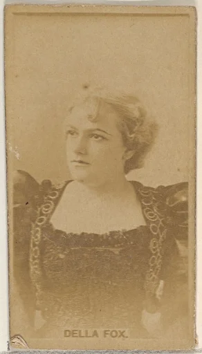 Della Fox, from the Actors and Actresses series (N45, Type 8) for Virginia Brights Cigarettes