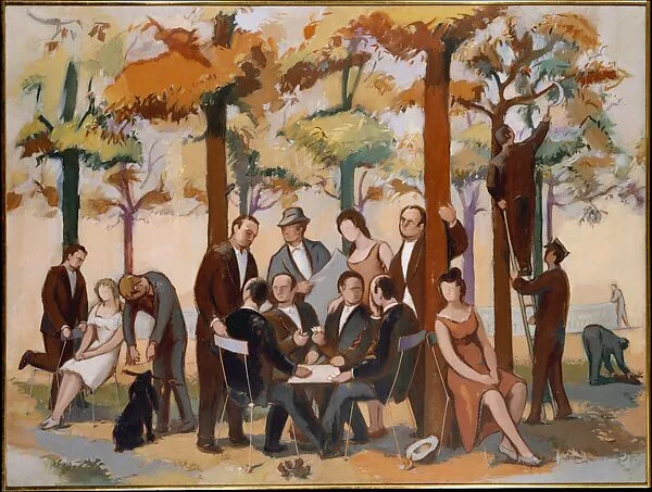 Luxembourg Gardens, Indian Summer — Jean Hélion