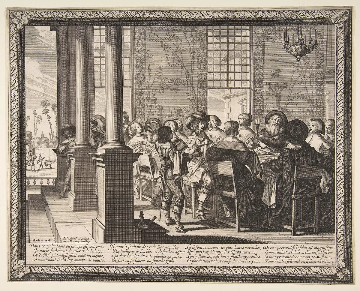 The Banquet for the Return of the Prodigal Son — Abraham Bosse|Jean I Leblond