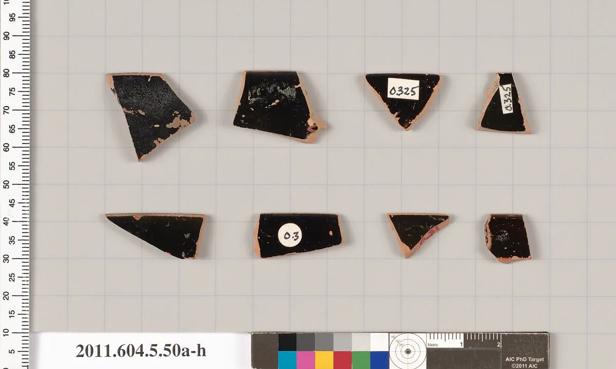 Terracotta rim fragments of kylikes (drinking cups) — Unknown
