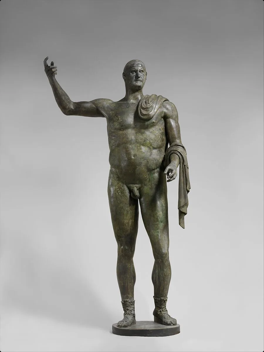 Bronze statue of the emperor Trebonianus Gallus — Unknown