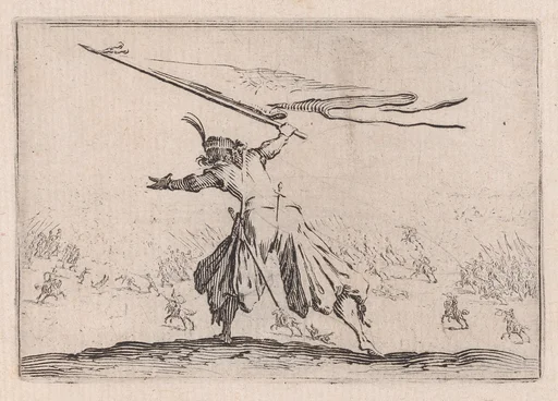 Le Porte-Étendard (The Standard Bearer), from Les Caprices Series B, The Nancy Set