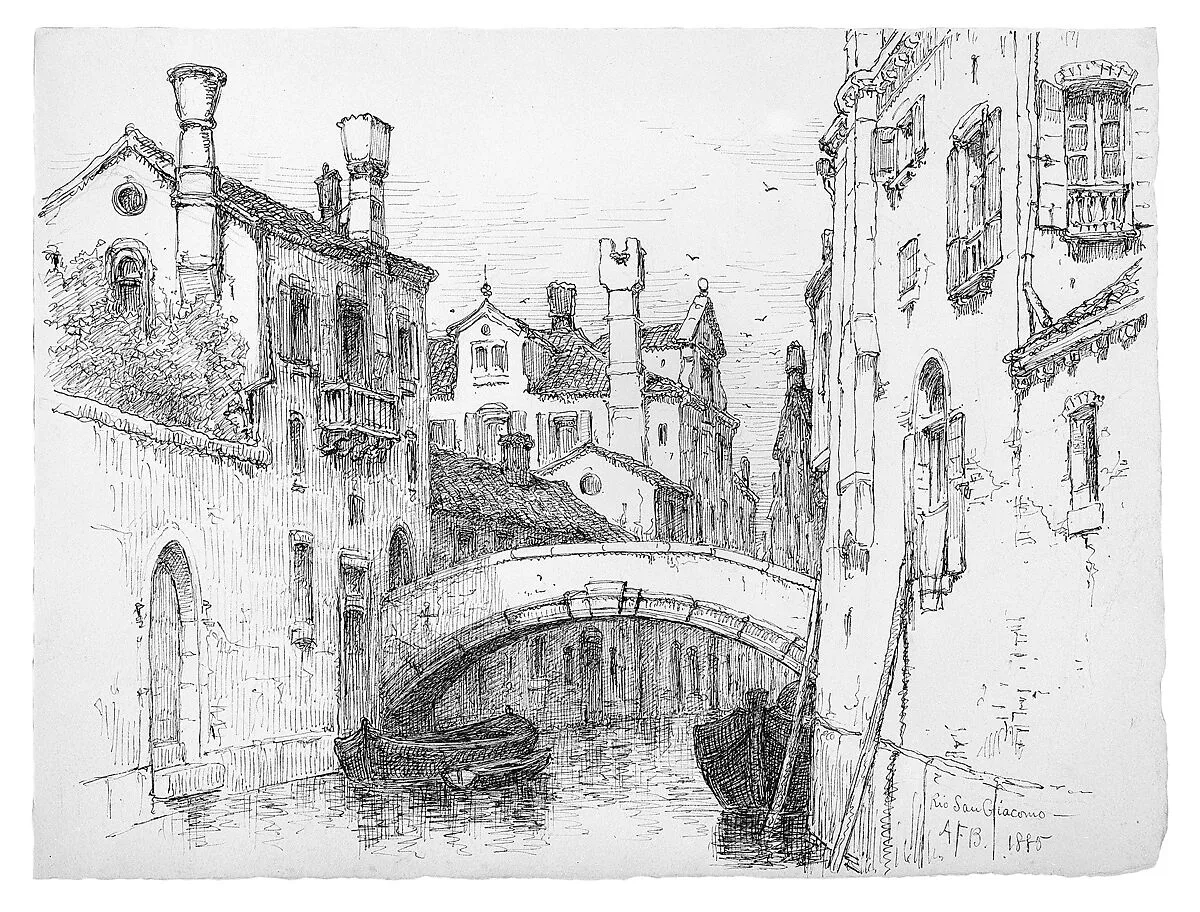 Rio San Giacomo, Venice — Andrew Fisher Bunner