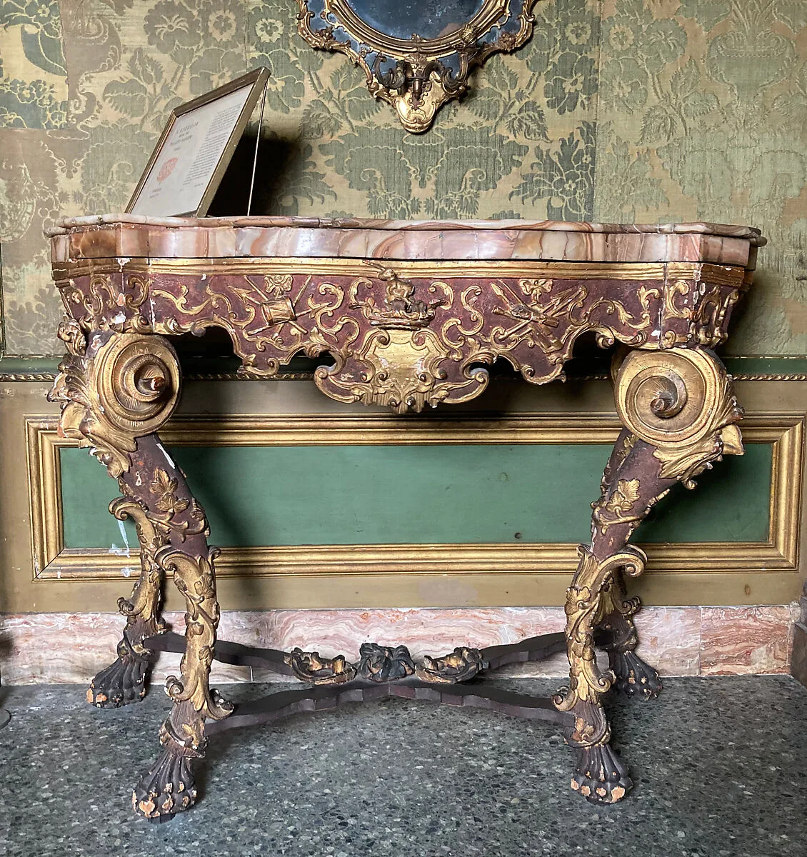 Console table (one of a pair) — Unknown