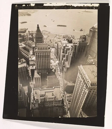 [Aerial View, Lower Manhattan, New York]