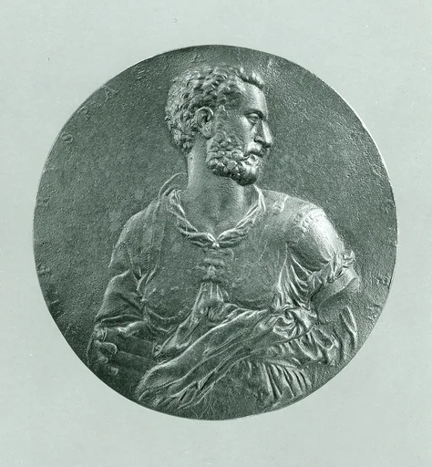 Medal: Self-portrait