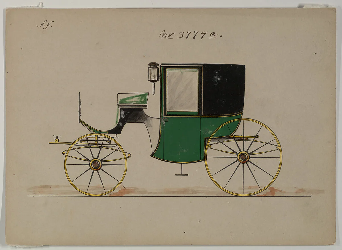 Design for Brougham, no. 3774a — Brewster & Co.|Herman Stahmer