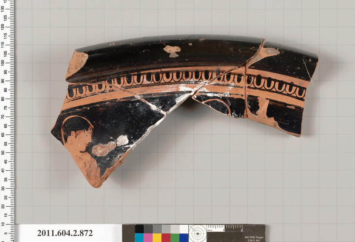 Terracotta fragment of a bell-krater (bowl for mixing wine and water) — Unknown