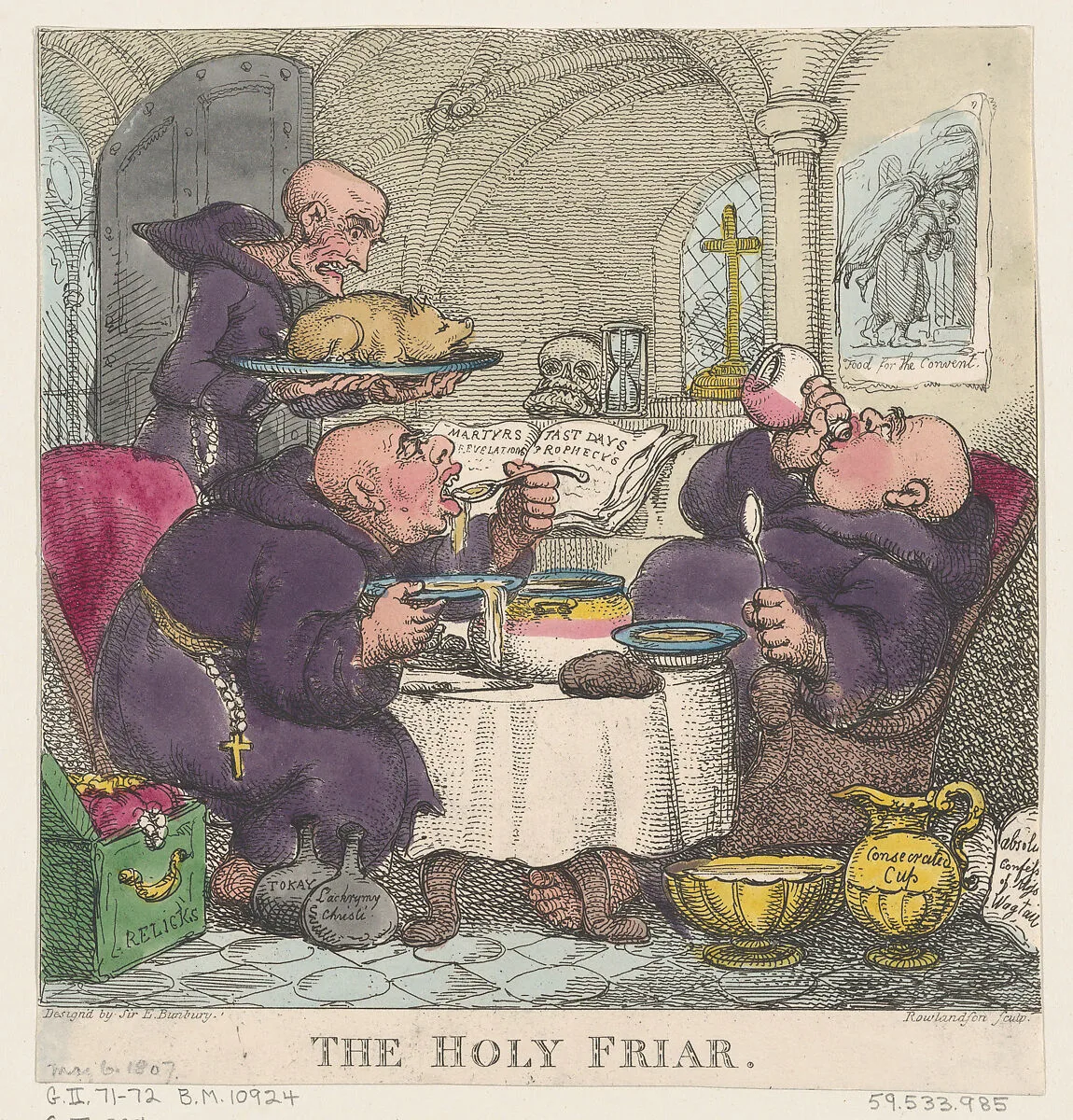 The Holy Friar — Henry William Bunbury|Sir Henry Edward Bunbury|Thomas Rowlandson|Thomas Tegg