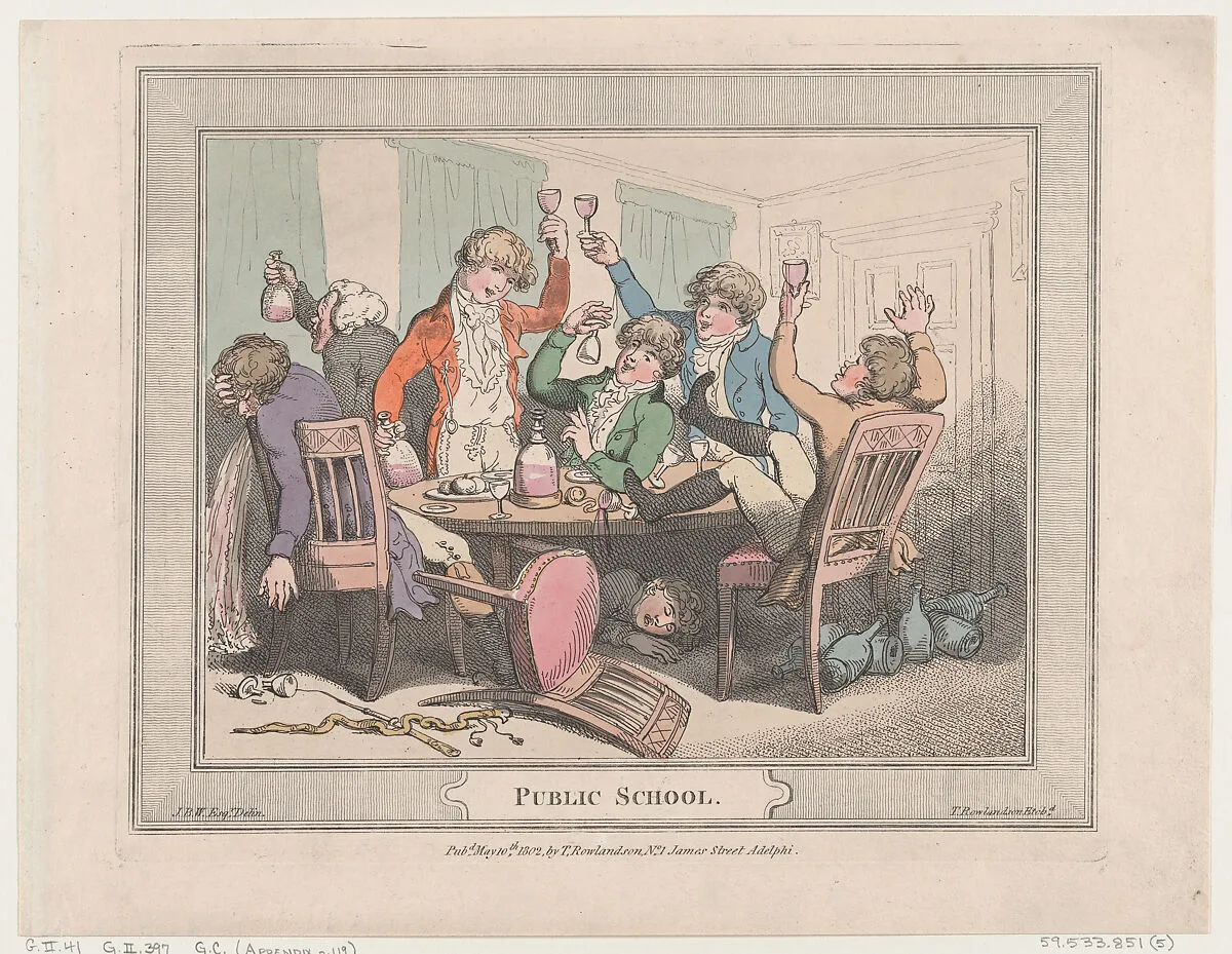 Public School — Thomas Rowlandson|James Brydges Willyams|Thomas Rowlandson