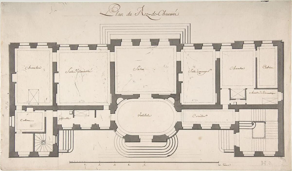 Ground Plan for a Palace — Degana|Raux