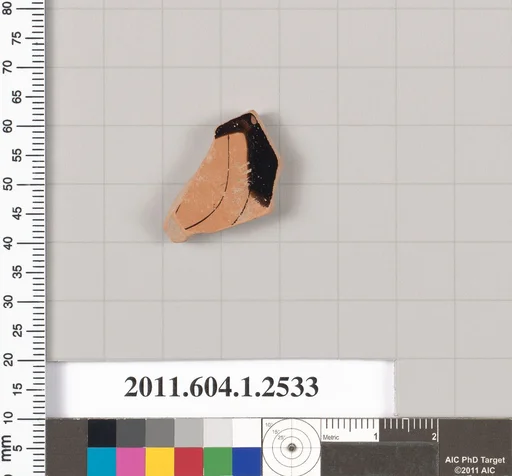 Terracotta fragment of a kylix (drinking cup)