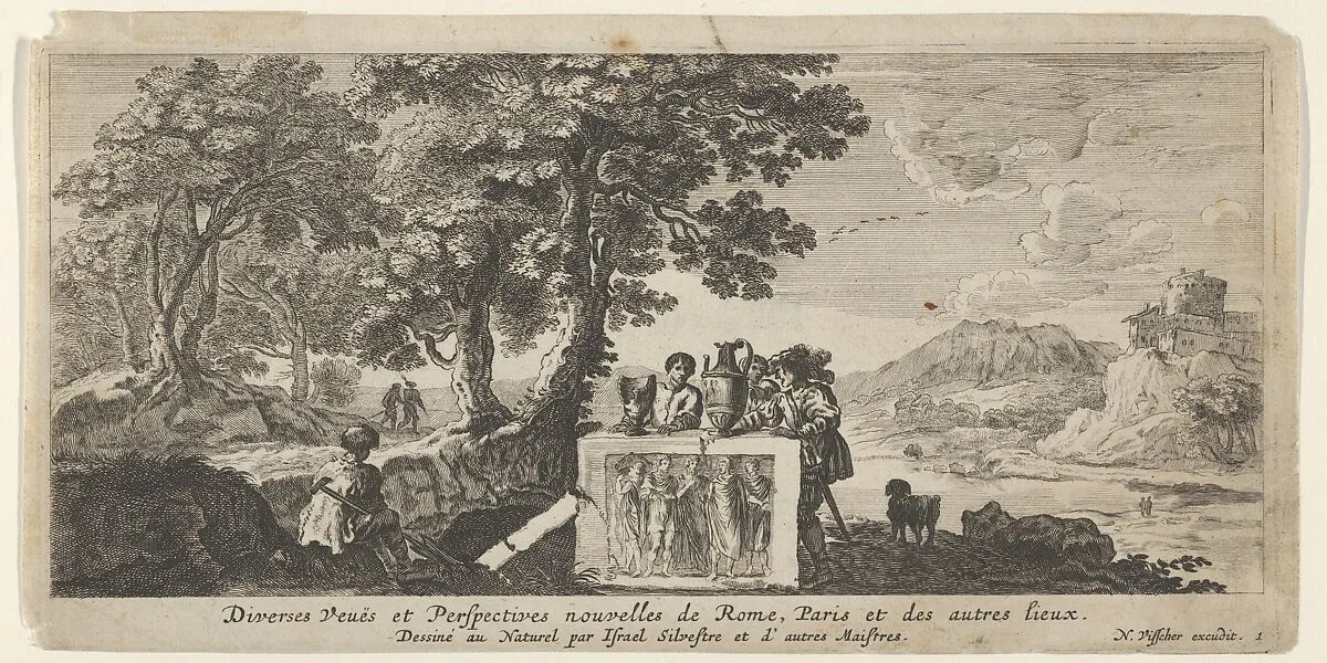 Nancy, from Diverses Veue et Perspectives nouvelles de Rome, Paris et des autres lieux — Israel Silvestre|Nicolas Visscher I