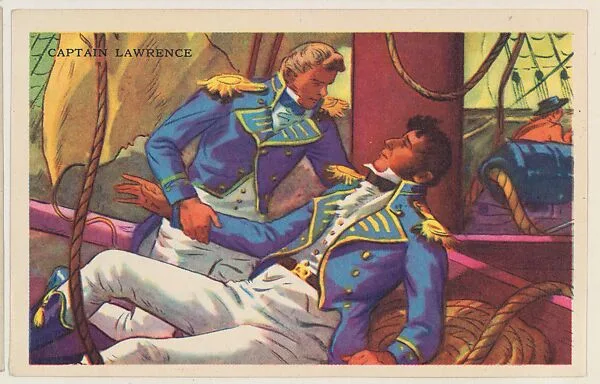 Captain Lawrence, bakery card from the Frontiers of Freedom series (D39-4), issued by the Gordon Bread Company — Gordon Bread Company