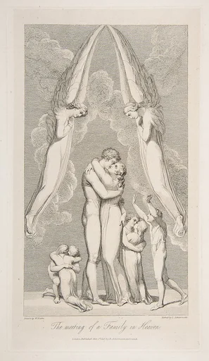 The Meeting of a Family in Heaven, from "The Grave," a Poem by Robert Blair