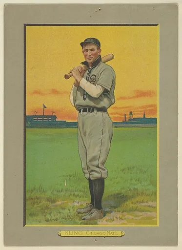 Johnny Kling, Catcher, Chicago Cubs (National League), from Turkey Red Cabinets (T3)