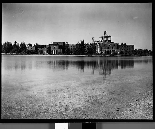 [Unfinished Italianate Revival Hotel on Coast, Florida]