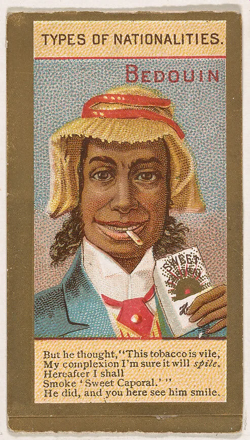 Bedouin, from Types of Nationalities (N240) issued by Kinney Bros. — Kinney Brothers Tobacco Company